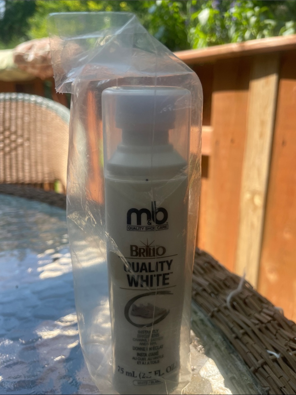 NWT - Shoe Shine Brillo Quality White Shoe Care Foam - White - Picture 4 of 4